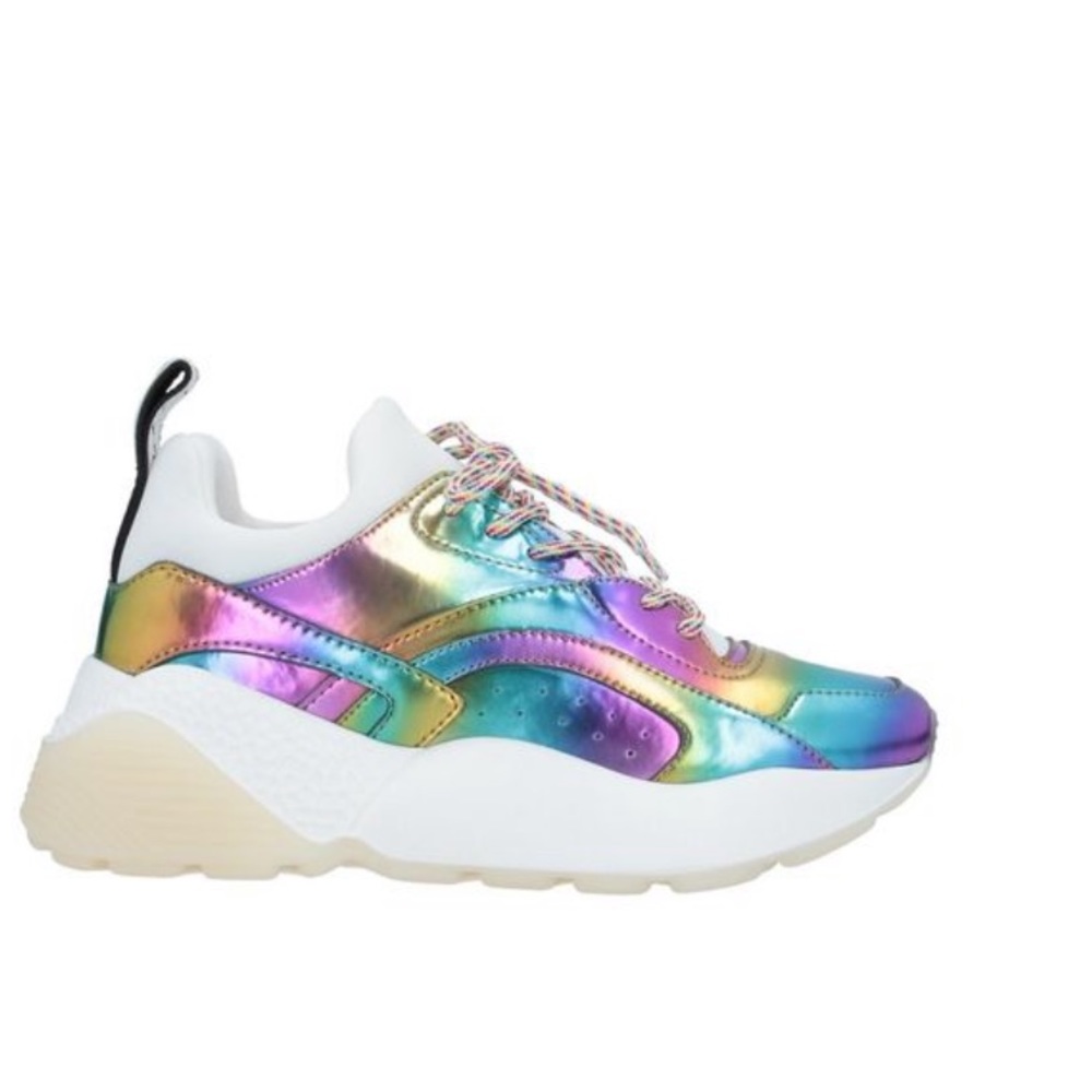 Stella McCartney Eclypse Metallic Rainbow Sneakers